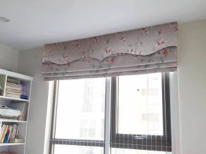 rèm vải kéo lên